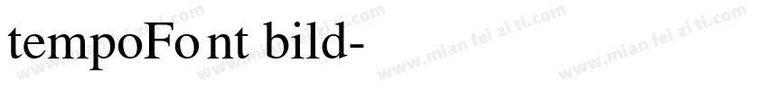 tempoFont bild字体转换